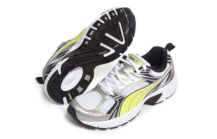 Purchase Puma Milenio Wit Geel Grijs Lage Sneakers ''Wit Grijs Zwart'' 380510-03