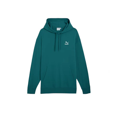 Puma Minimalist Oversized Logo Hoodie Unisex in Cool Green 626117-75