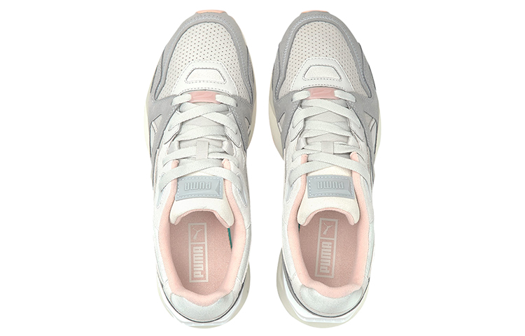 Shop Puma Mirage Mox Night Vision Shoes White/Grey/Pink 375921-02