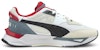 푸마 미라지 스포츠 리믹스 '화이트 틸 레드' 381051-03