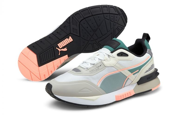 Shop Puma Mirage Tech 'Grey Black' 381118-09