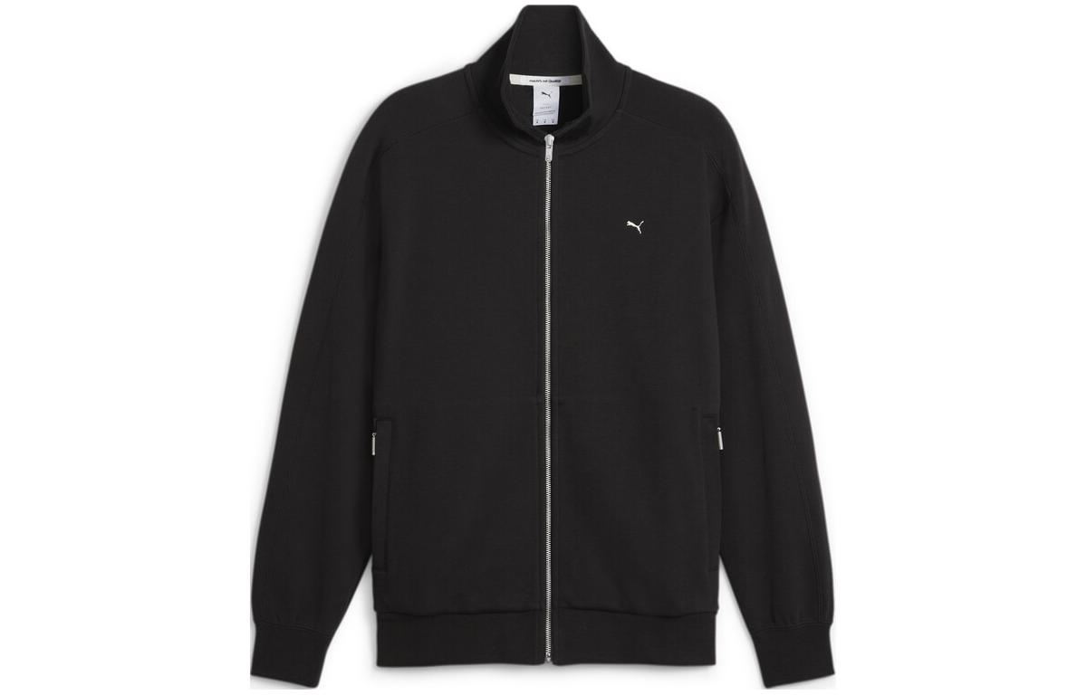 Puma MMQ Black Casual Stand Collar Long Sleeve Jacket 624012-01