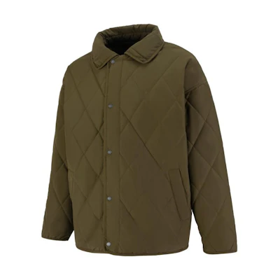 Puma MMQ Brown Button-Up Logo Shirt Collar Woven Jacket Unisex 536622-62