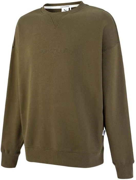 puma-mmq-embroidered-logo-knit-crewneck-sweatshirt-unisex-in-dark-green-536595-62
