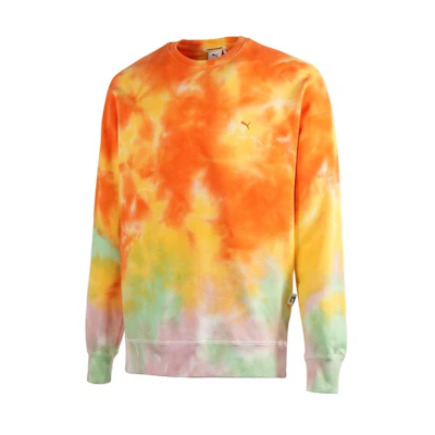 Puma MMQ Gradient Casual Crewneck Sweatshirt Unisex Orange 539579-23