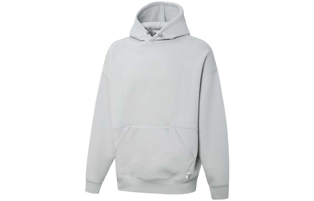 Puma MMQ Knit Pullover Hoodie Unisex Grey 534673-19