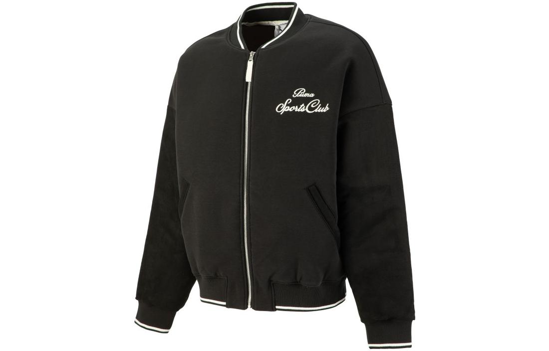 Puma MMQ Letter Embroidery Baseball Jacket (No Hood) 539587-01