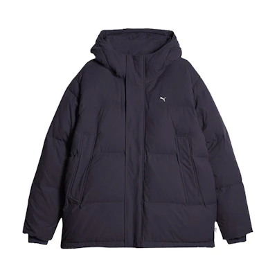 PUMA MMQ Plain Oversized Hooded Down Jacket Unisex Casual Wear. 620817-16