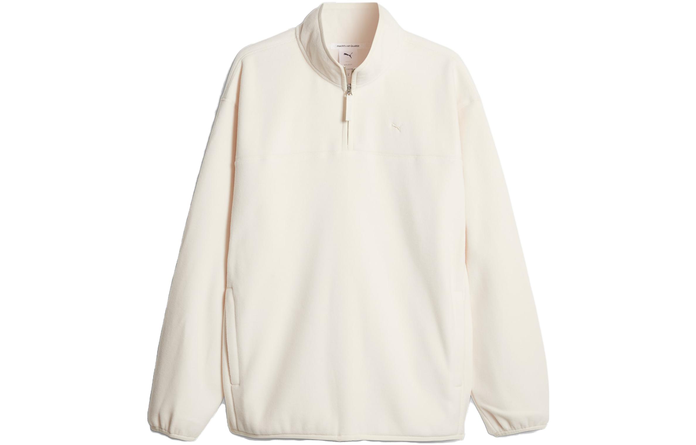 Puma MMQ Polar Fleece Sweatshirt High Collar Unisex Casual Long Sleeve Top 620820-87