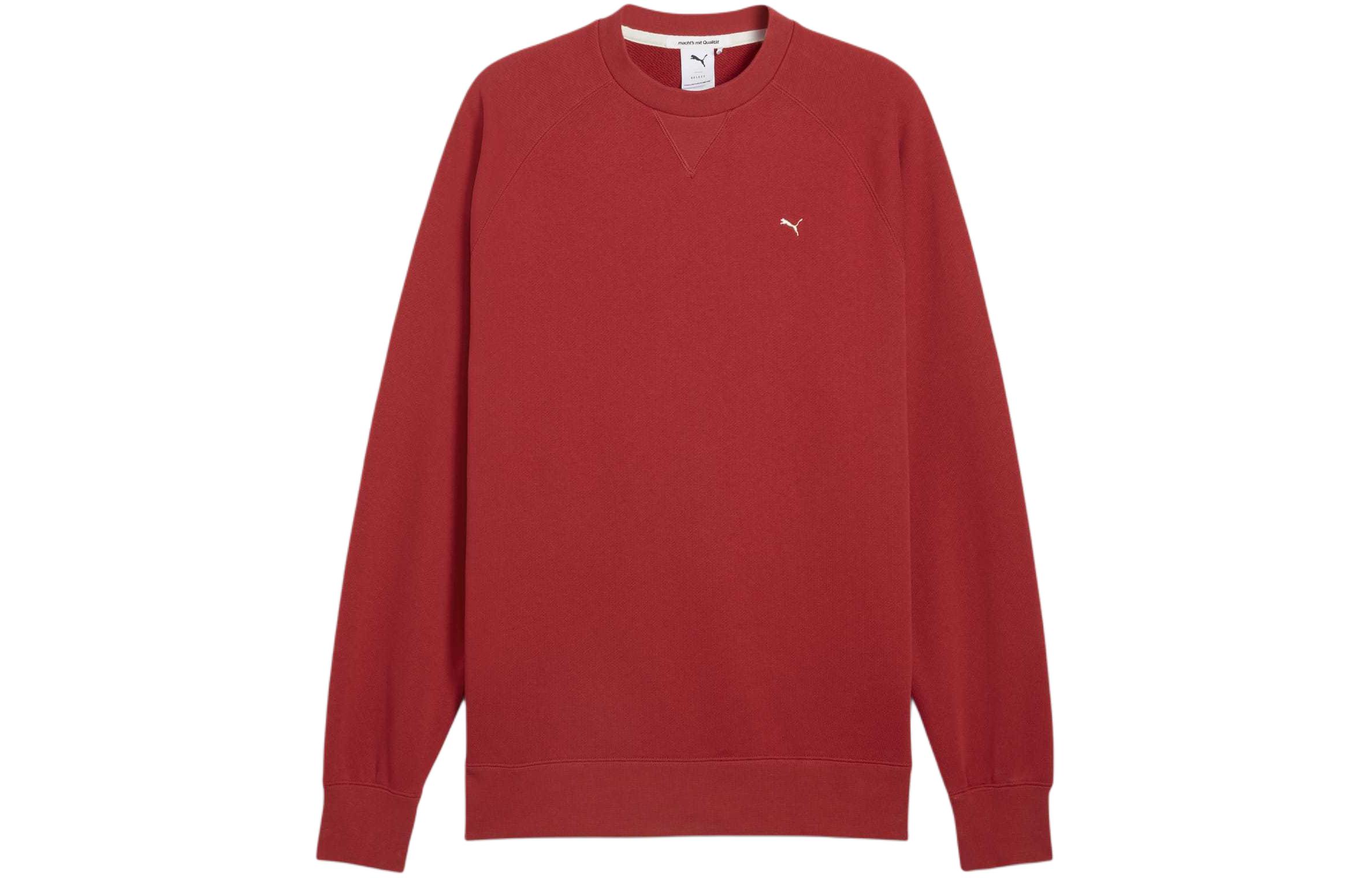 Puma MMQ Red Crewneck Sweatshirt Casual Long Sleeve Pullover 624580-24