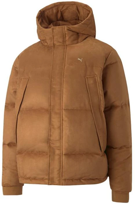 puma-mmq-unisex-hoodie-down-jacket-tan-with-solid-logo-print-and-hidden-zipper-535786-74