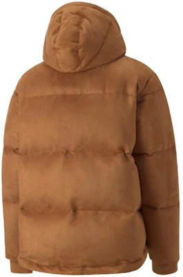 彪马MMQ男女连帽羽绒夹克棕色款,简约标志印花隐藏拉链设计。 535786-74 Lookbook 彪马MMQ男女连帽羽绒夹克棕色款,简约标志印花隐藏拉链设计。 535786-74