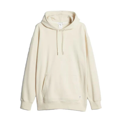Puma MMQ Unisex Solid Pullover Hoodie White 620819-87