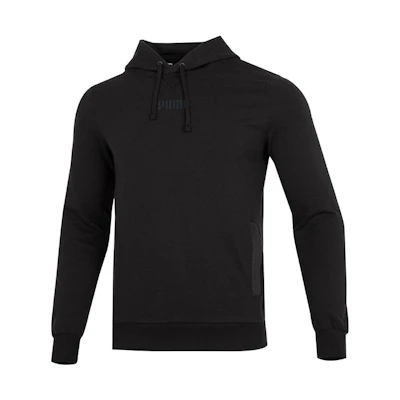 Puma Modern Basics Black Hoodie Long Sleeve Solid Color Sweatshirt 849584-01