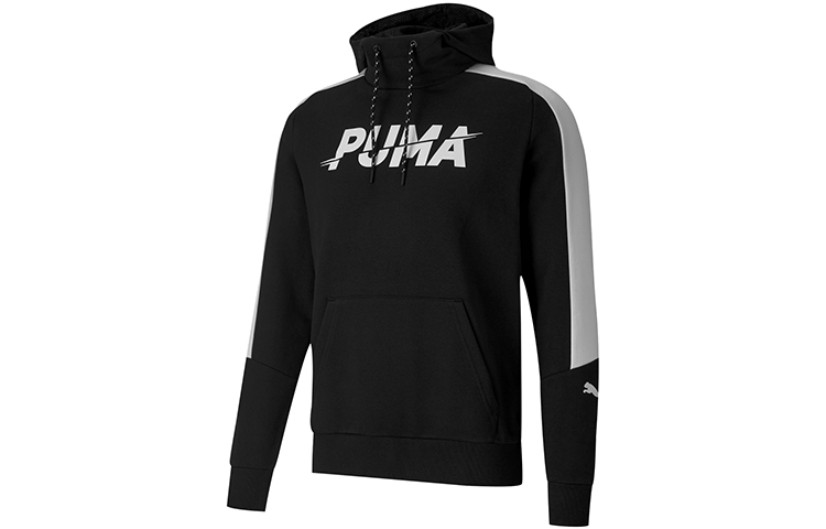 Puma Modern Logo Colorblock Retro Sweatshirt - Black 585191-01