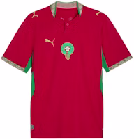 Puma Morocco Home Fan Jersey Moisture-Wicking Short-Sleeve Football Shirt. 783317-01 Puma Morocco Home Fan Jersey Moisture-Wicking Short-Sleeve Football Shirt. 783317-01