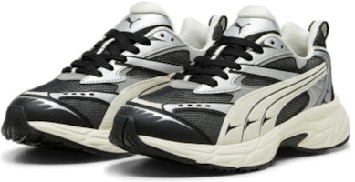 PUMA Morphic Retro 減震耐磨 低筒 生活休閒鞋 男女款 黑銀色 Lookbook PUMA Morphic Retro 減震耐磨 低筒 生活休閒鞋 男女款 黑銀色