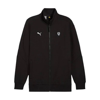 Puma MT7 Ferrari Style Black Track Jacket Long Sleeve Sportswear 627091-01