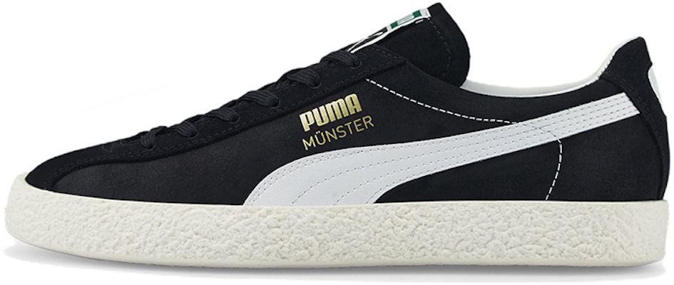 PUMA Munster 休閒 低筒 板鞋 男女同款 黑白色 Buy PUMA Munster 休閒 低筒 板鞋 男女同款 黑白色