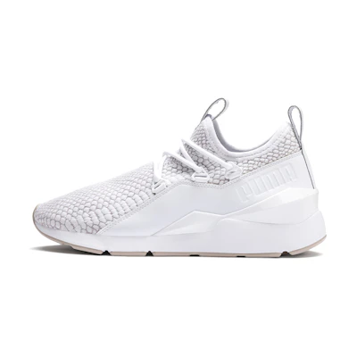 (W) Puma Muse 2 Reptile Trailblazer Running Shoes White
