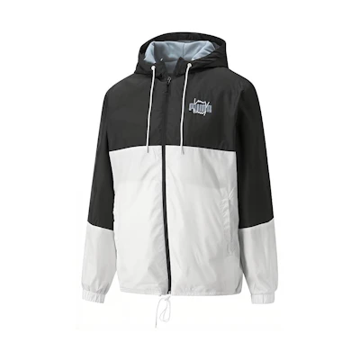 Puma MVP Windbreaker Drawstring Hooded Woven Jacket Men’s Black 532208-01