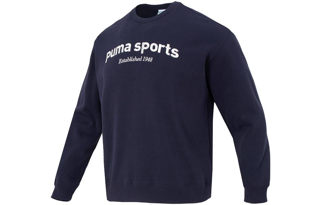 Puma Navy Blue Crewneck Pullover Sweatshirt 625312-16