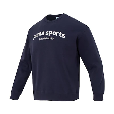 Puma Navy Blue Crewneck Pullover Sweatshirt 625312-16