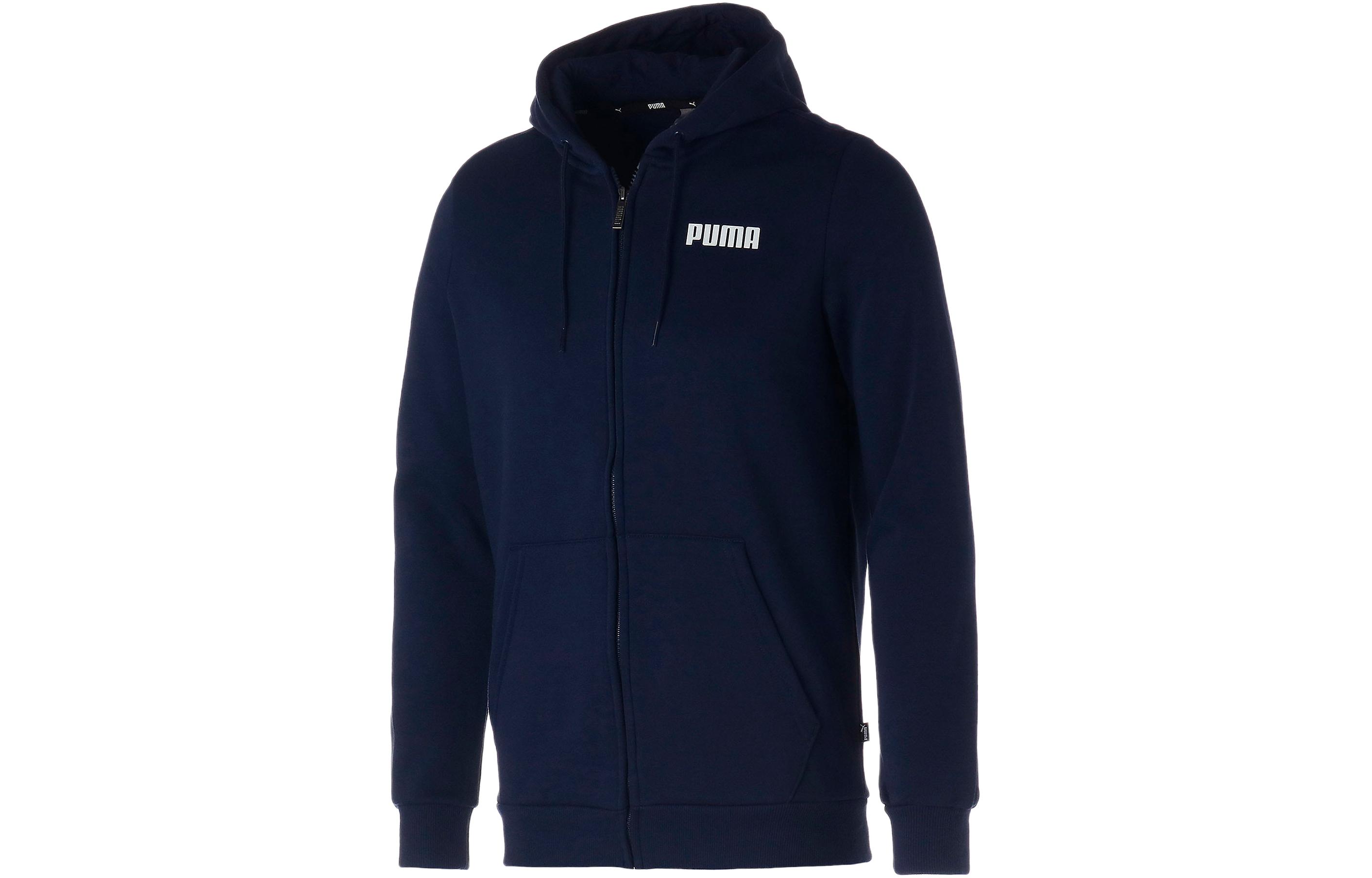 Puma Navy Blue Hoodie with Graphic Letter Print 847242-03
