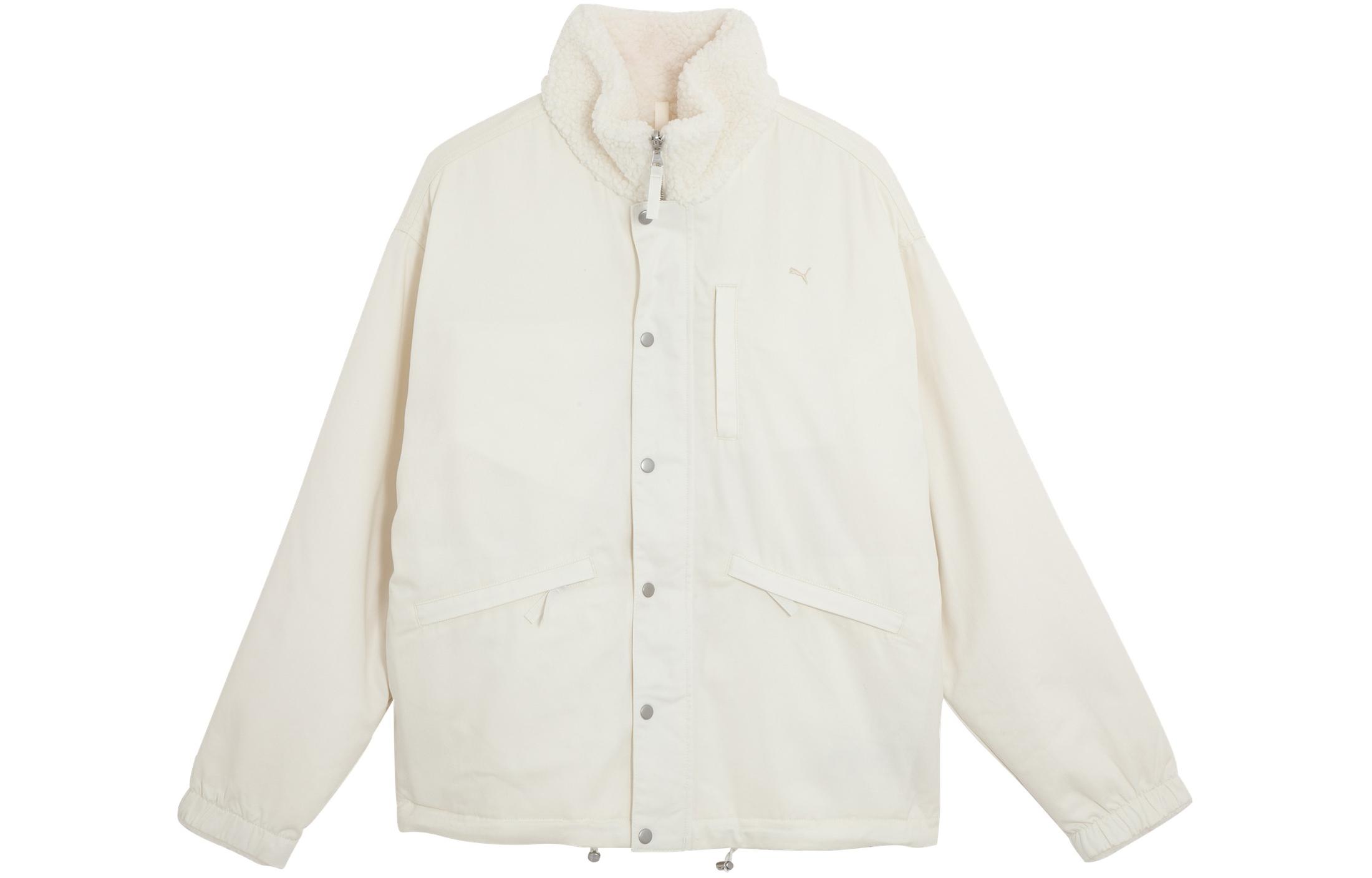 Puma NAVY Series Reversible Casual Multi-Pocket Outdoor Jacket White Unisex 623125-65