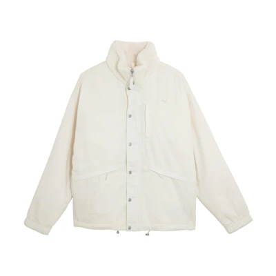 Puma NAVY Series Reversible Casual Multi-Pocket Outdoor Jacket White Unisex 623125-65