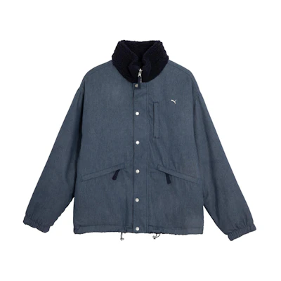 Puma NAVY Series Reversible Utility Jacket - Unisex Long Sleeve in Navy Blue 623125-16