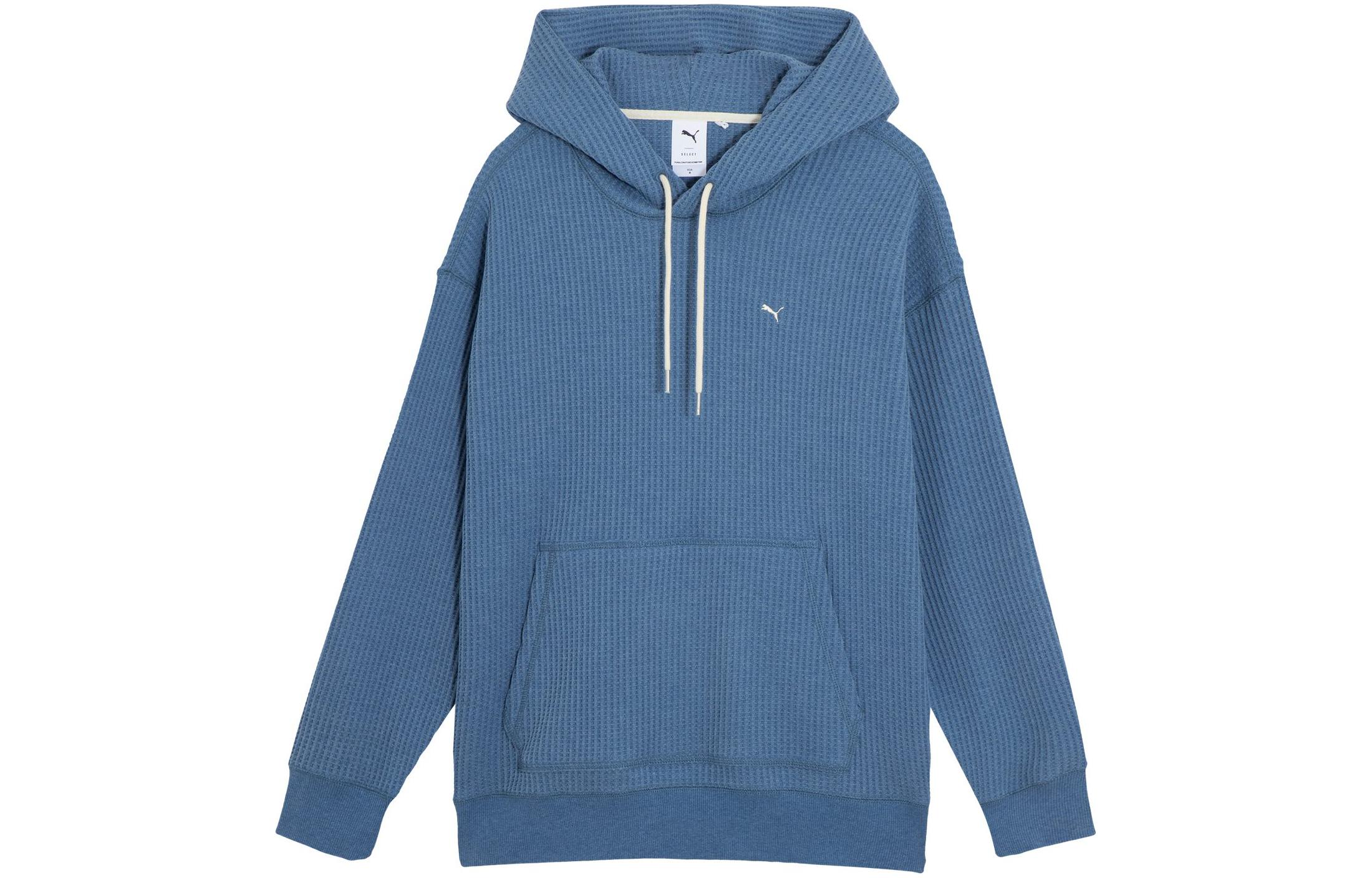 Puma Navy Series Unisex Solid Loose Fit Hoodie Dark Space Blue 623129-56
