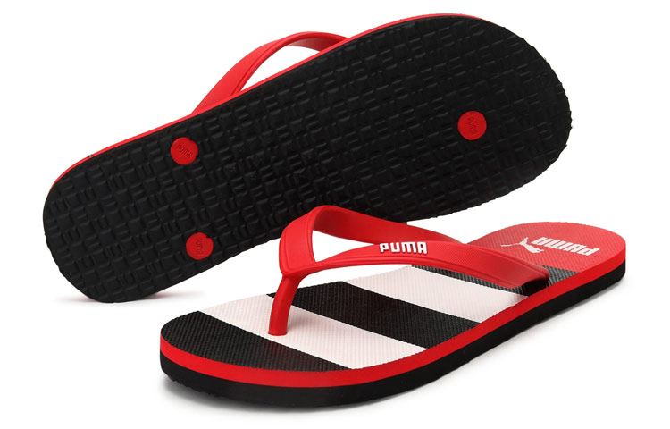 Shop Puma Sandal Neon 4 Merah/Putih 380289-01