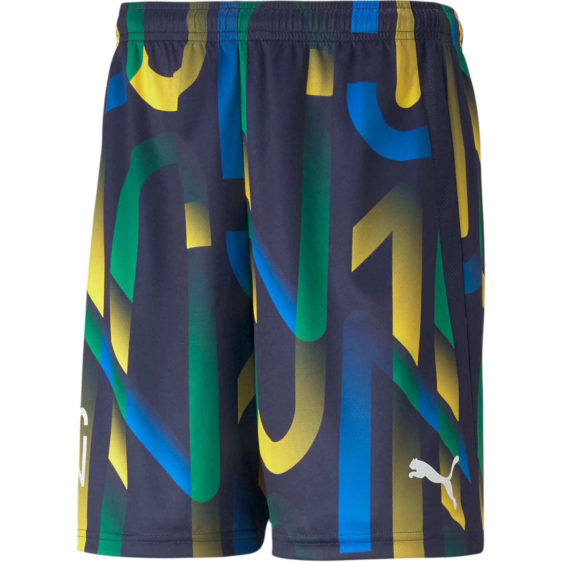 Puma Neymar Jr. Hero Soccer Shorts Black - Comfort Mid-Rise Design. 605552-06