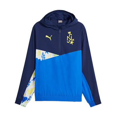 Puma Neymar Jr Graffiti Hoodie Football Jacket Blue 658505-01