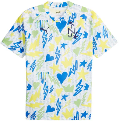 Puma Neymar Jr Graffiti Print Soccer Jersey Short Sleeve Multicolor. 658501-01 Buy Puma Neymar Jr Graffiti Print Soccer Jersey Short Sleeve Multicolor. 658501-01