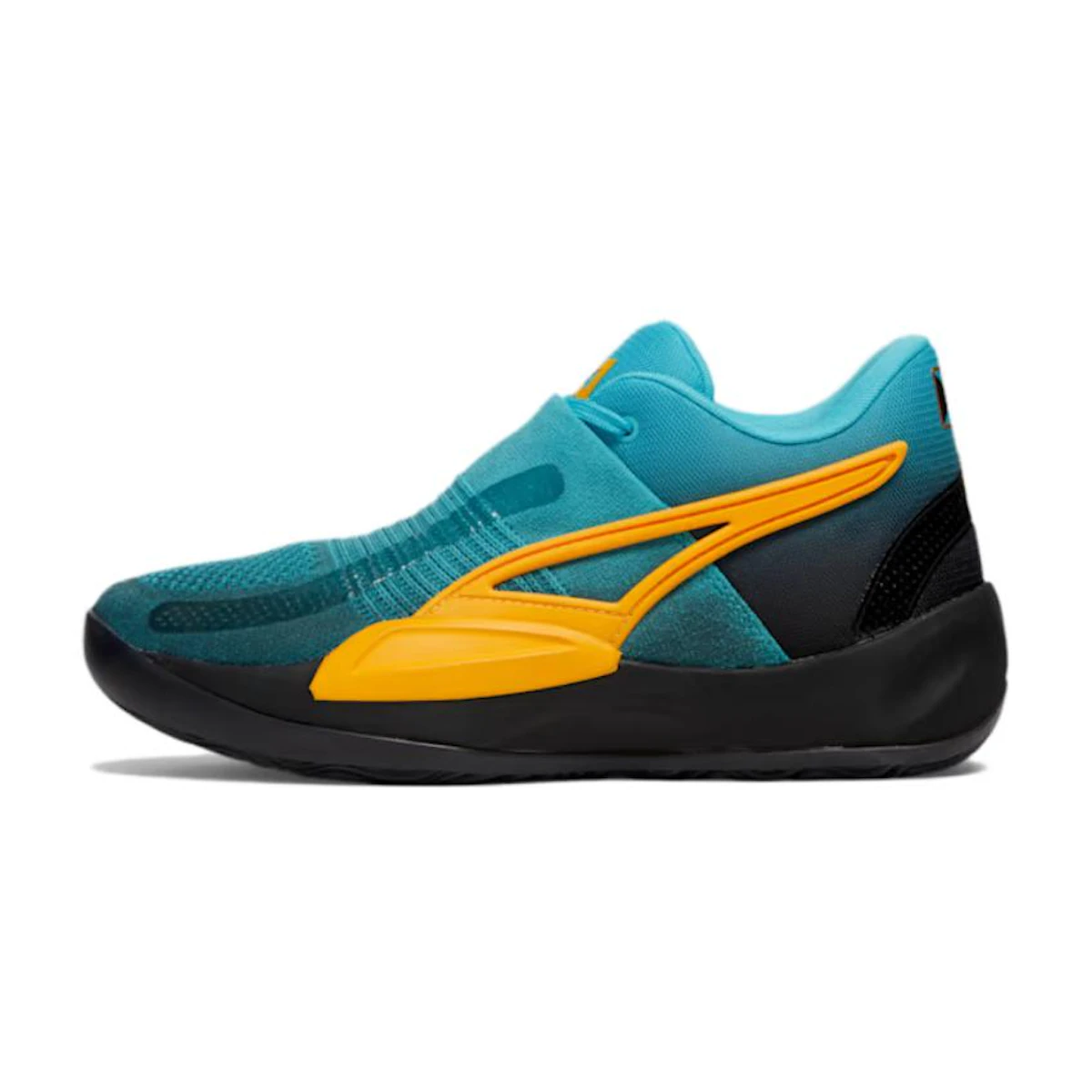 Puma basketball shoes blue and orange clearance