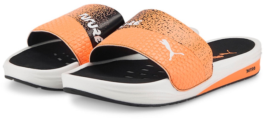 Puma Nitrocat Future Sandal 'Black Neon Citrus' 106848-01 Lookbook Puma Nitrocat Future Sandal 'Black Neon Citrus' 106848-01