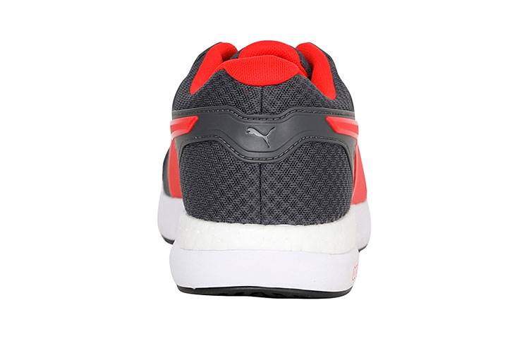 Lookbook Puma Nrgy Dynamo Herren Laufschuhe Grau/Rot/Weiß Low Top Sneaker 190554-02