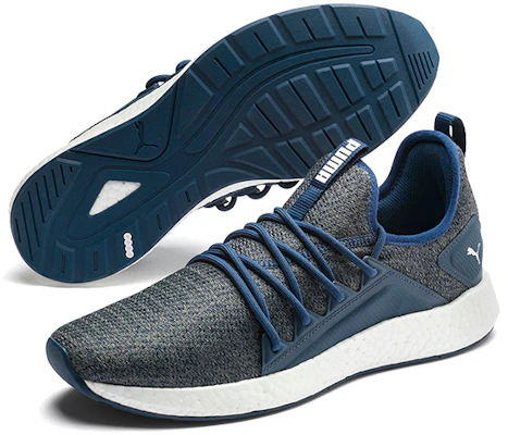 Puma Nrgy Neko Knit Lage Hardloopschoenen Grijs/Blauw/Wit 191093-25 Purchase Puma Nrgy Neko Knit Lage Hardloopschoenen Grijs/Blauw/Wit 191093-25