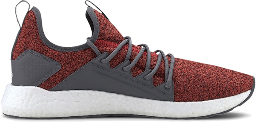 Puma Nrgy Neko Knit Low Running Shoes Grey/Red 191093-24 Order Puma Nrgy Neko Knit Low Running Shoes Grey/Red 191093-24