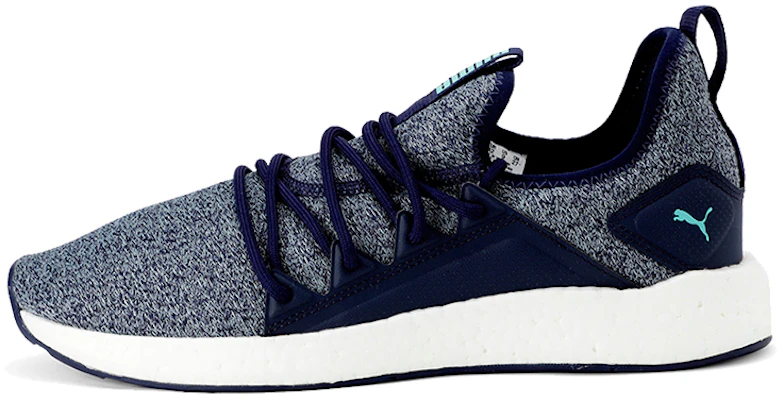 Puma Nrgy Neko Knit Baskets Running Basses Bleu Blanc Gris 191093-22 Buy Puma Nrgy Neko Knit Baskets Running Basses Bleu Blanc Gris 191093-22