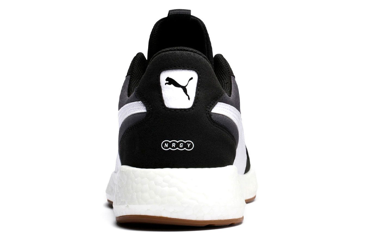 Shop Puma Nrgy Neko復古 黑白 低筒運動鞋