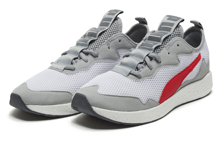 Lookbook Puma Nrgy Neko Skim Grau/Rot 192621-01