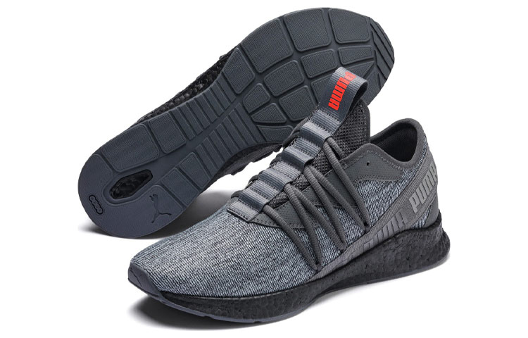 Lookbook Puma Nrgy Star Knit Chaussures de Running ''Gris Foncé'' 192760-01