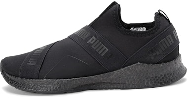 Puma Nrgy Star Slip-on Black Low Tops Sports Shoe 192755-05 Puma Nrgy Star Slip-on Black Low Tops Sports Shoe 192755-05