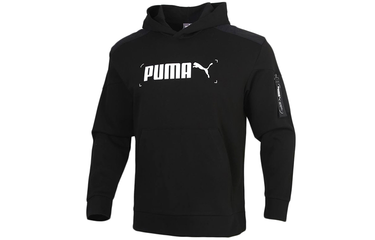 Puma Nu-tility Black Hoodie Casual American Style Sweatshirt 585248-01