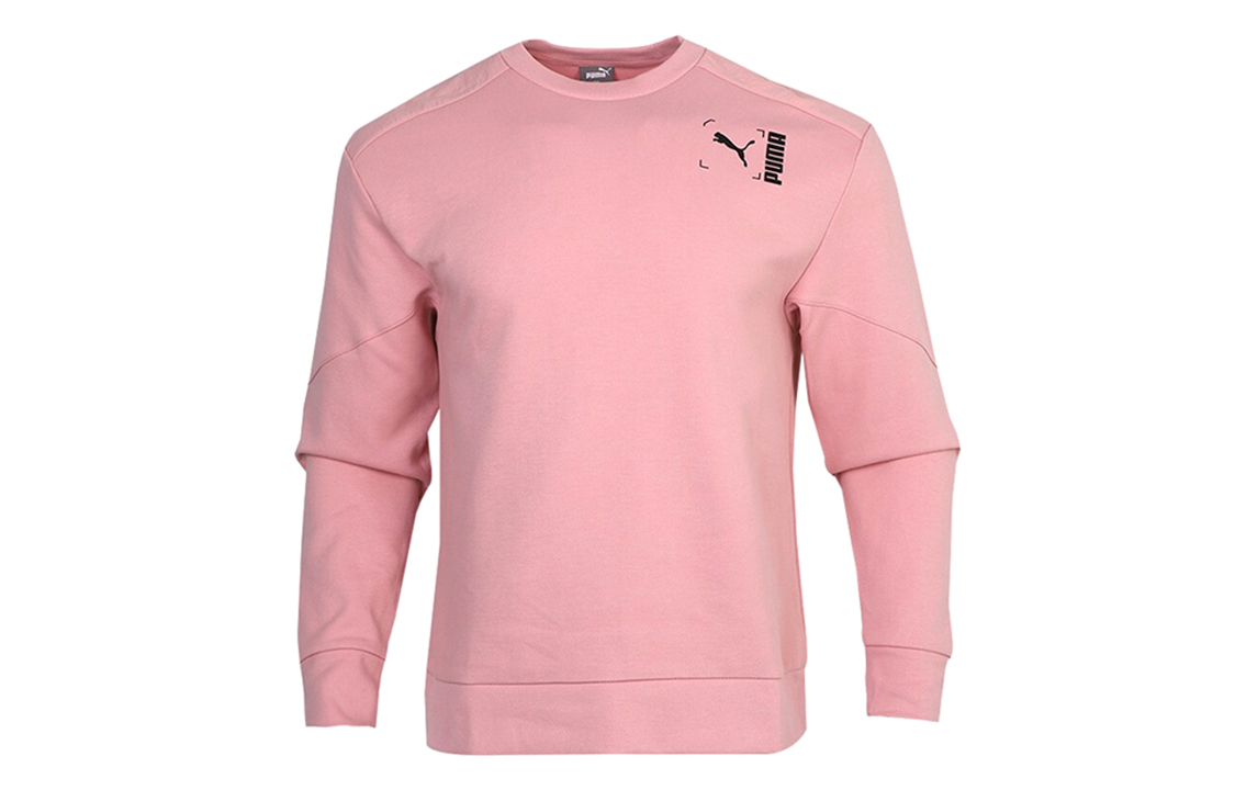 Puma Nu-tility Crewneck Pullover Sweatshirt in Newlywed Pink 585239-14