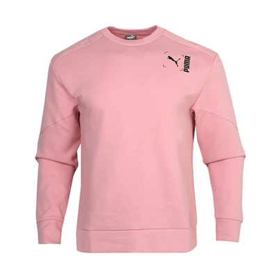 Puma Nu-tility Crewneck Pullover Sweatshirt in Newlywed Pink 585239-14