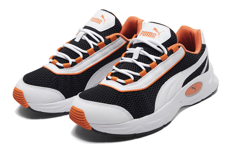 Lookbook プーマ ニュークリアス 黒白オレンジ 369777-04